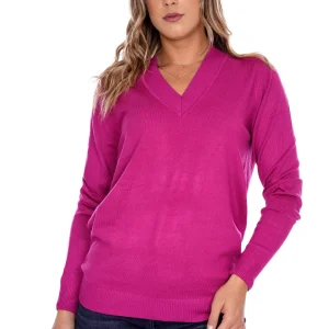 Lizalu Maglione Fucsia Da Donna
