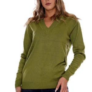 Lizalu Maglione Verde Da Donna