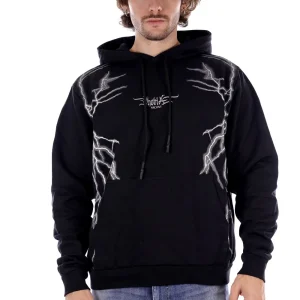 Phobia Felpa Nera Da Uomo