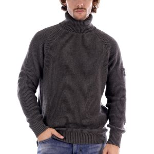 Suns Maglione Grigio Da Uomo