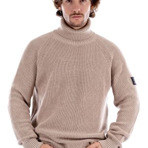 Suns Maglione Beige Da Uomo