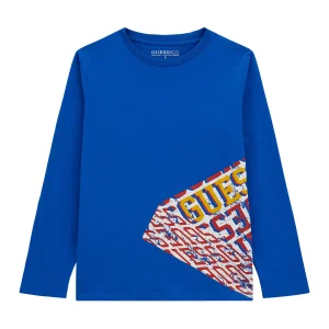 Long-shirt GUESS da Ragazzo - blu L4YI03G76G BLUETTE