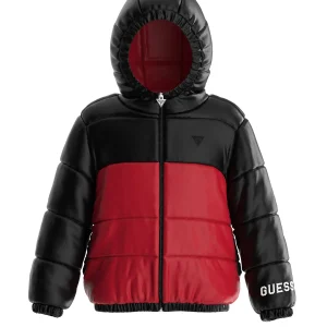 Piumino GUESS da Ragazzo - nero L4YL06F964 NEROROSSO