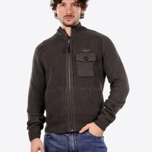 Maglione AERONAUTICA MILITARE da Uomo - marrone MA156534400 FANGO