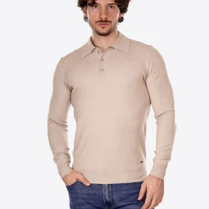 Maglia GIANNI LUPO da Uomo - beige GL508S-F25CAMEL