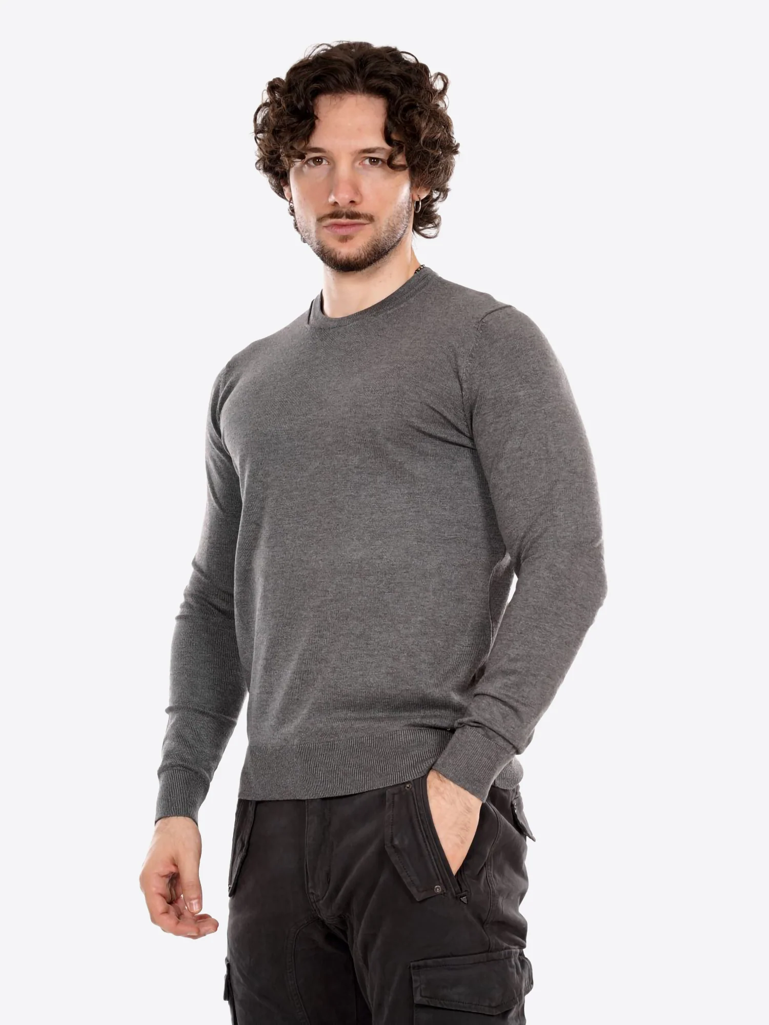 Maglione MARK UP da Uomo - grigio MK20010GREYMEL - immagine 3