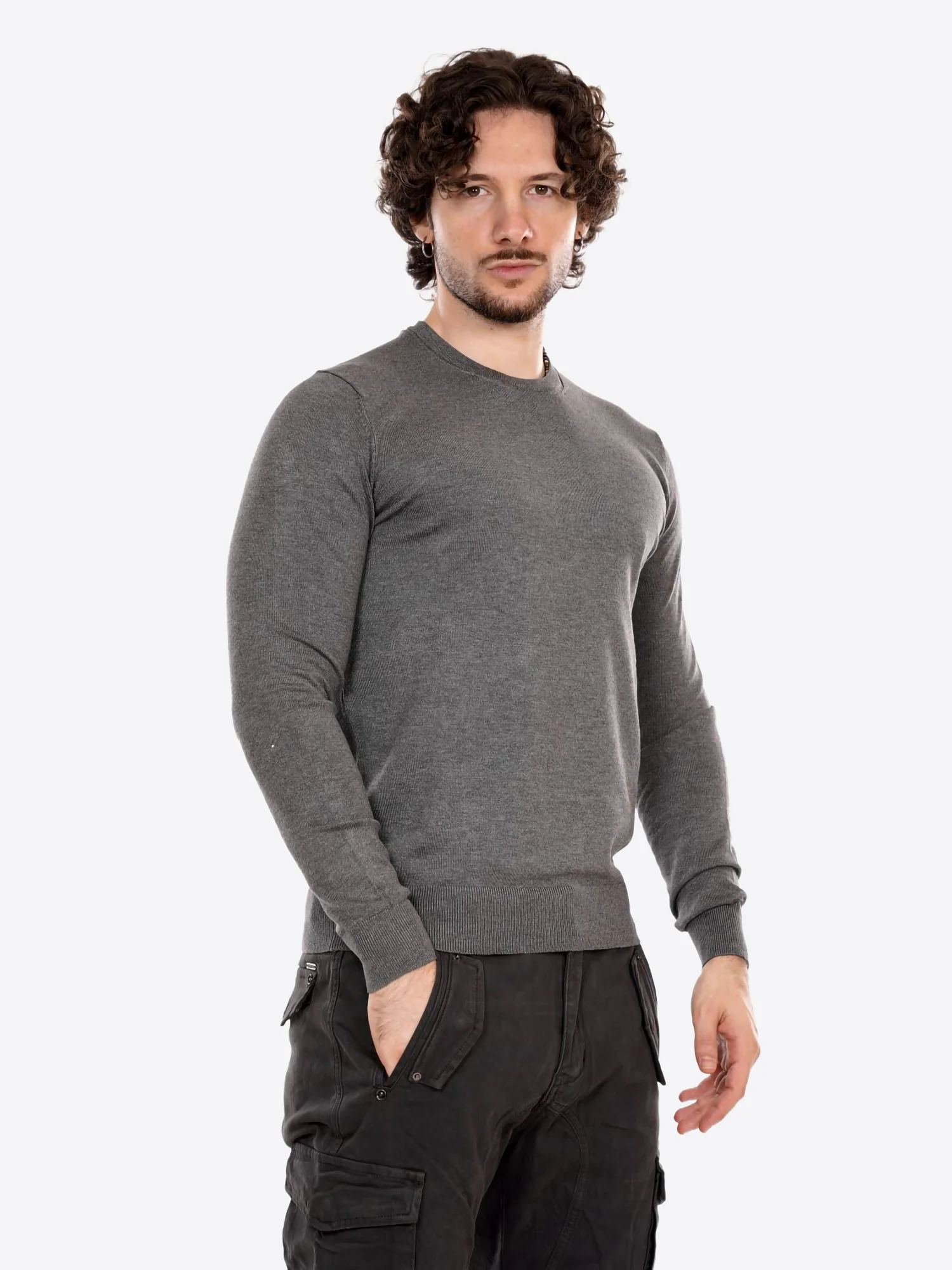 Maglione MARK UP da Uomo - grigio MK20010GREYMEL - immagine 5