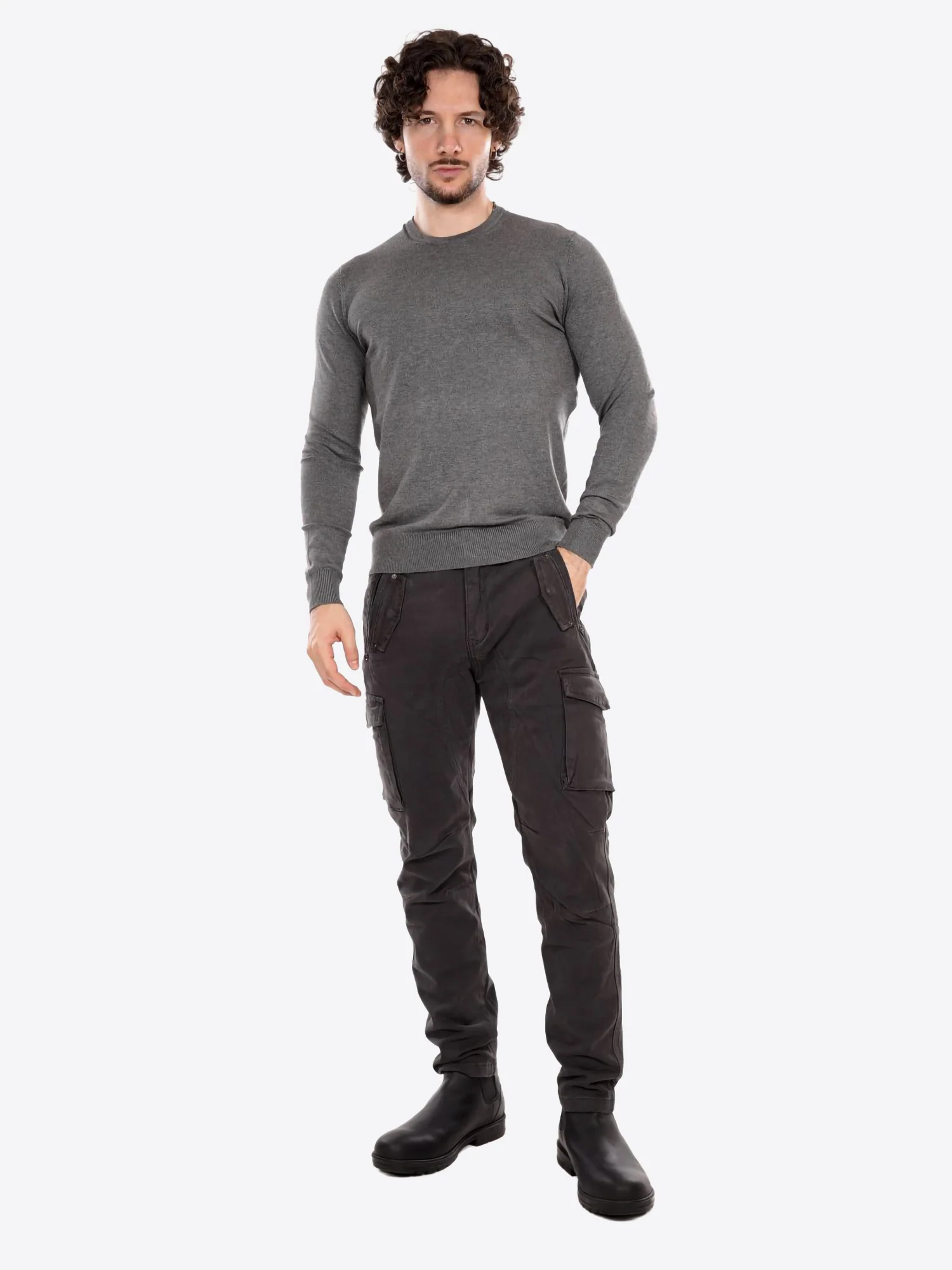 Maglione MARK UP da Uomo - grigio MK20010GREYMEL - immagine 6