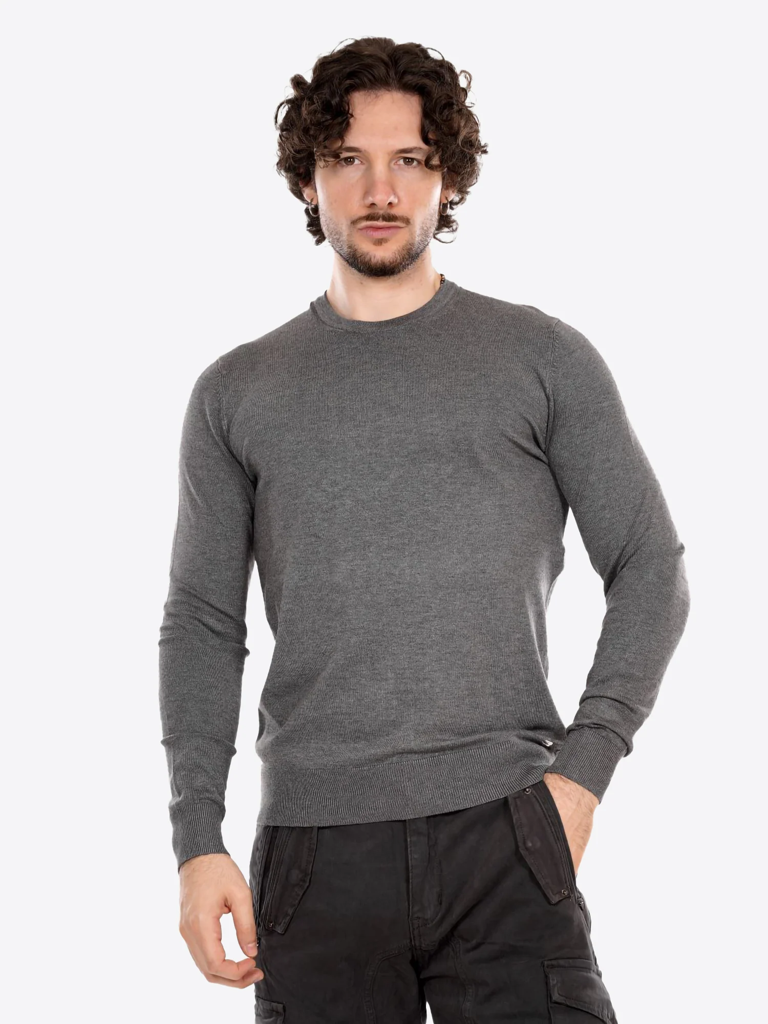 Maglione MARK UP da Uomo - grigio MK20010GREYMEL - immagine 2