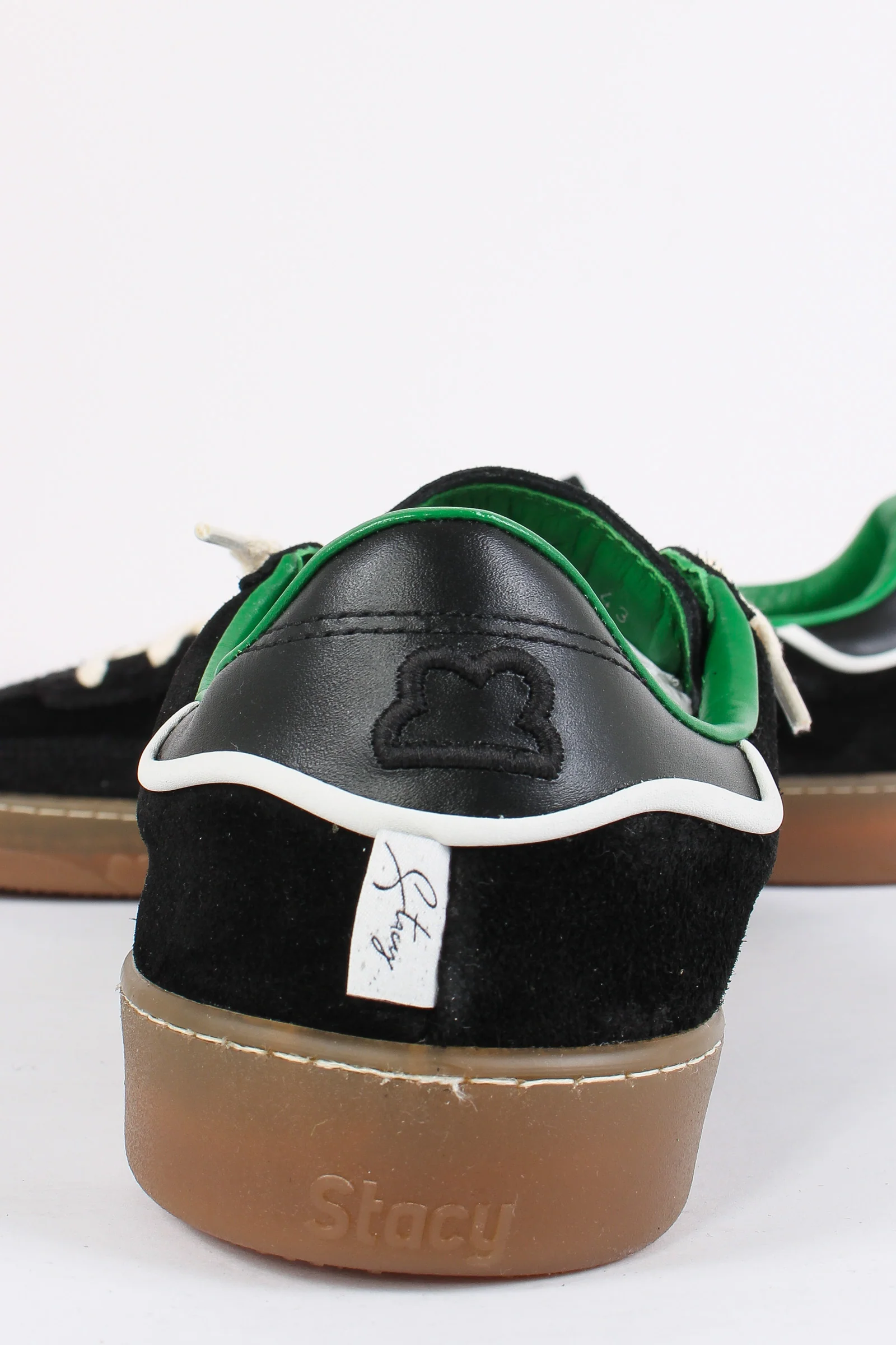 Sneakers Bicolor Camoscio Black/green - immagine 7