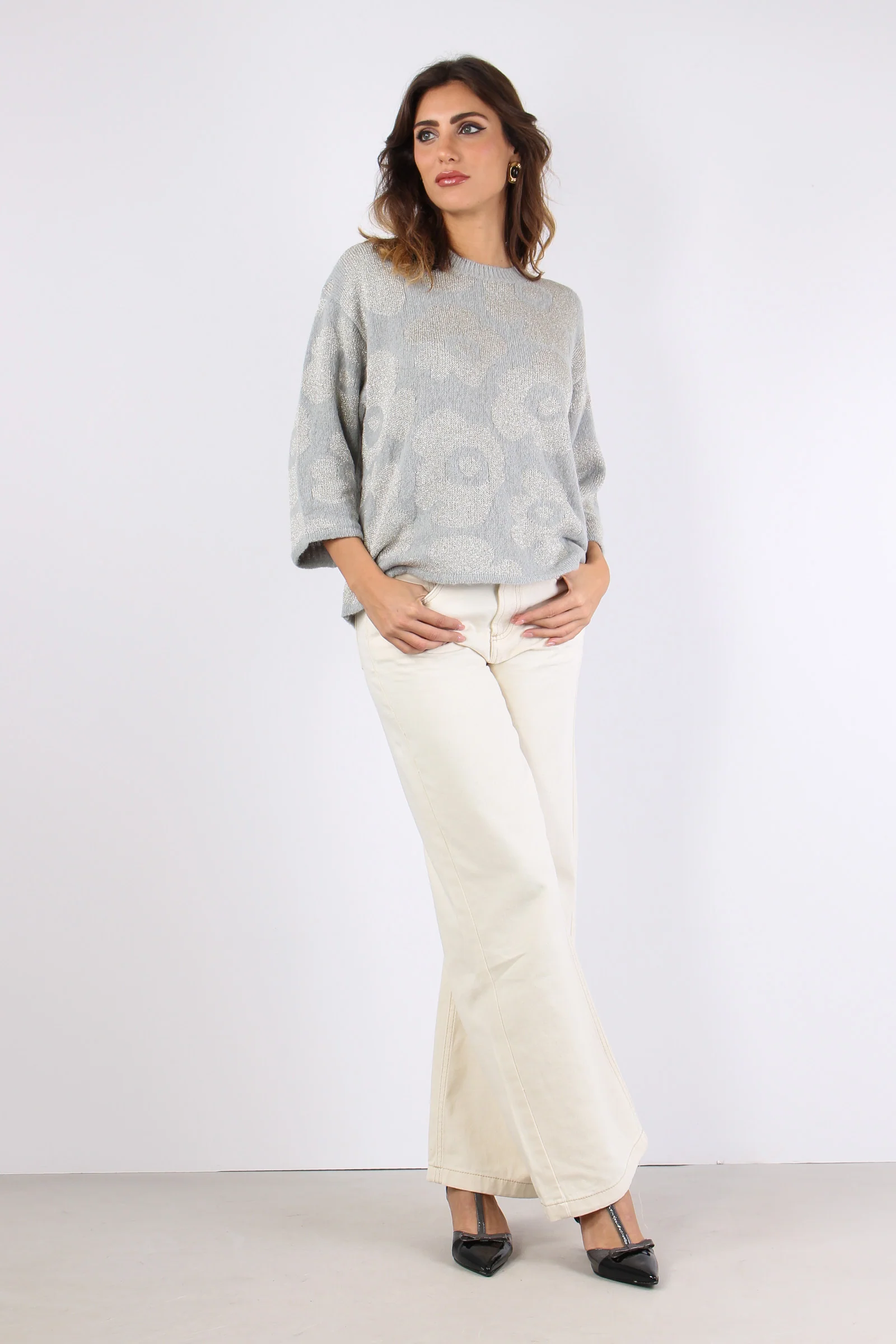 Denim Wilde Fit Panna - immagine 6