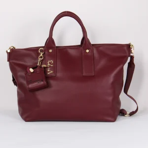 Matilda Shopping Charm Borsett Bordeaux