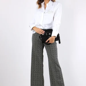 Camicia Regular Applicazione P Bianco