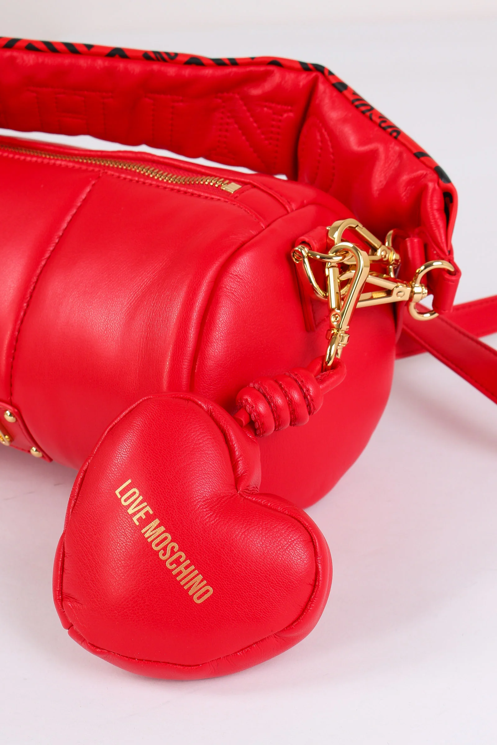 Bauletto Puffy Rosso/nero - immagine 7