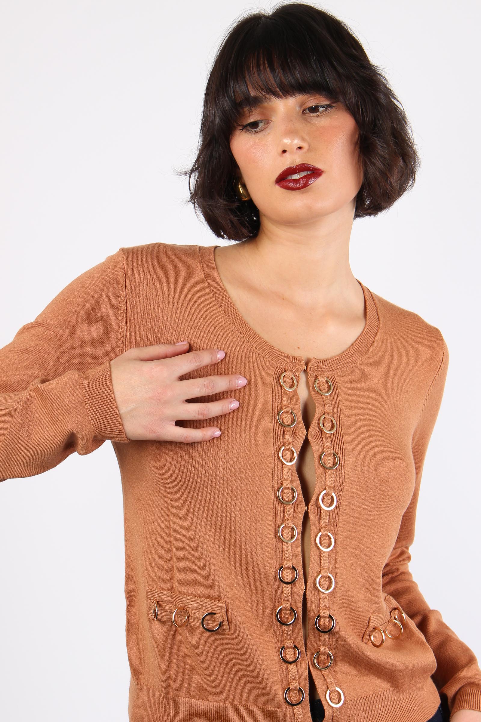 Asia Cardigan Anelli Amber B - immagine 7