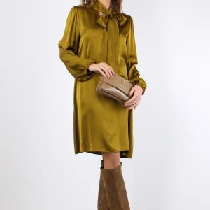 Abito Fiocco Viscosa Olio