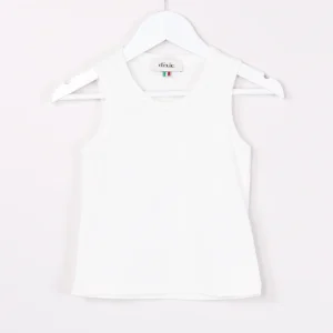 Canotta Costina Lurex Off White