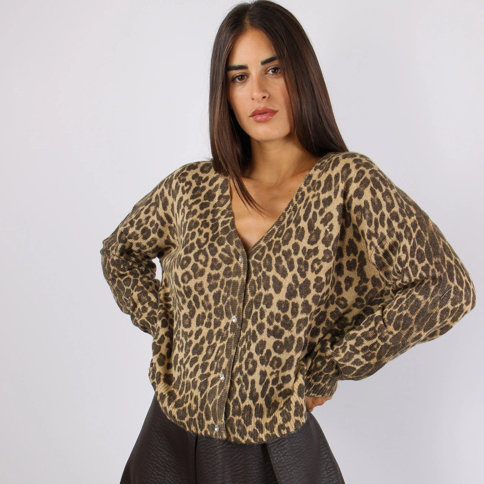 Cardigan Mohair Macula Animalier - immagine 4