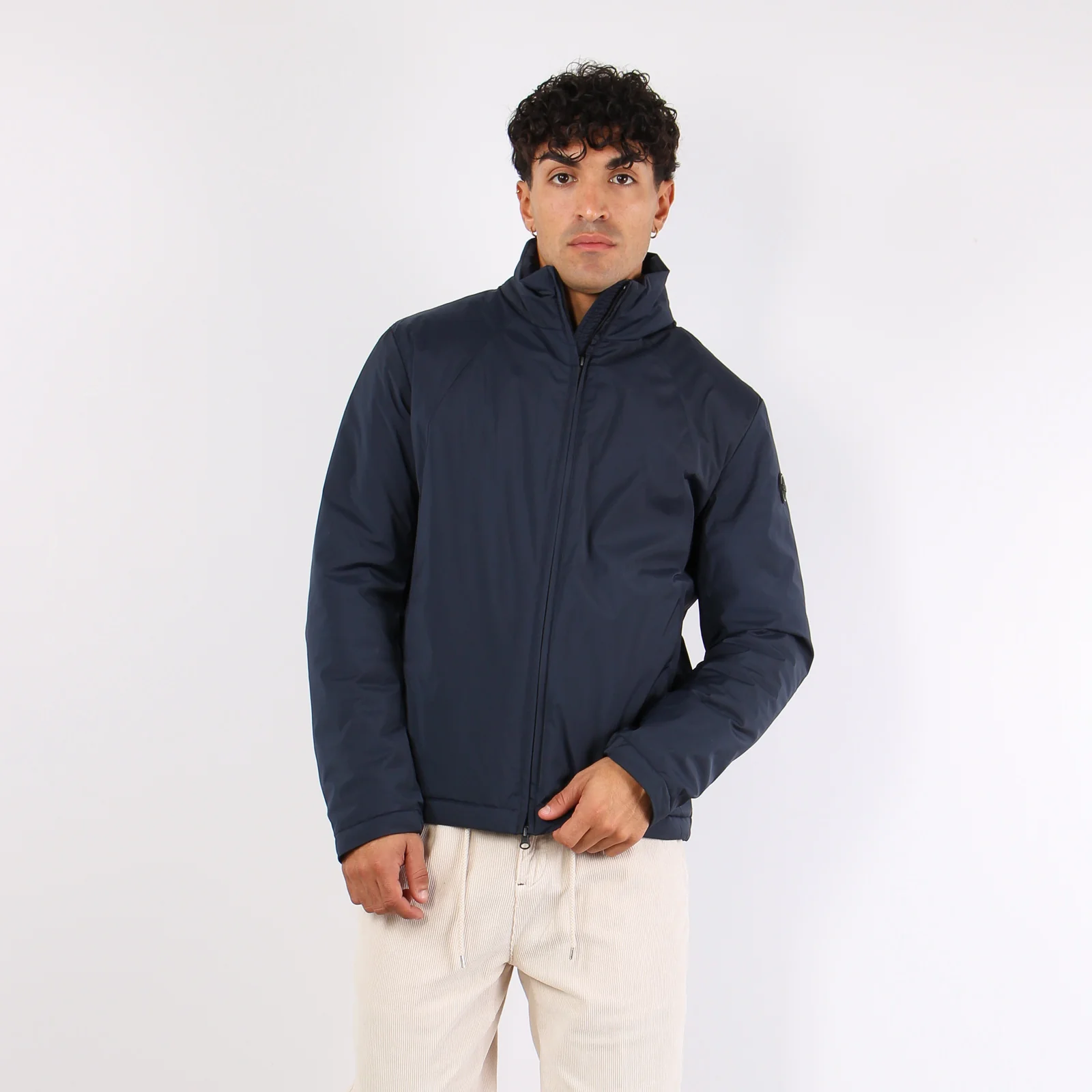 Bomber Ovatta Navy/nero - immagine 8