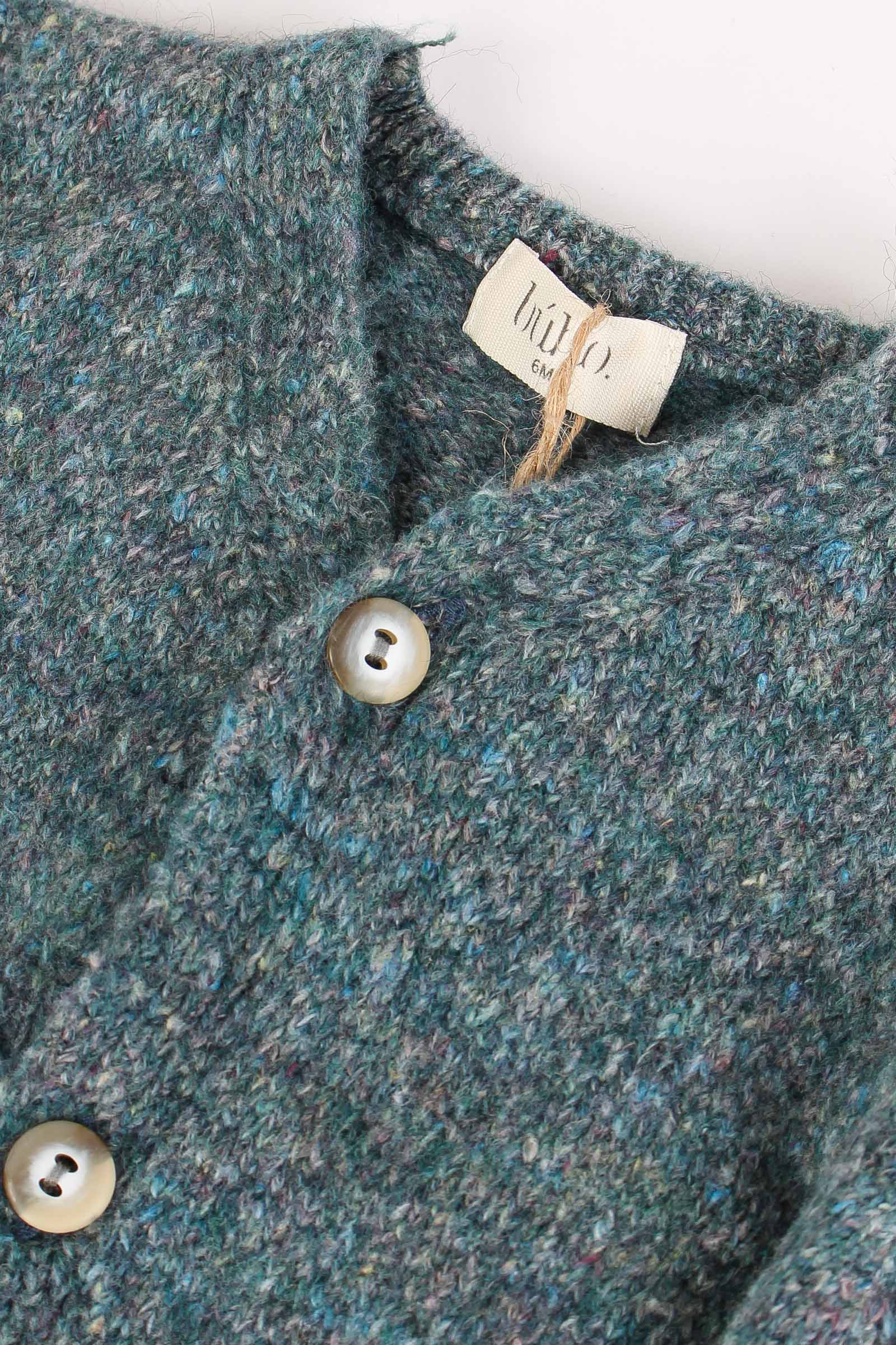 Cardigan Melange Alpine Green - immagine 6