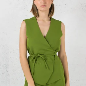 Gilet Incrocio Verde