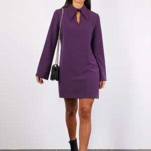 Abito Collo Punta Melanzana