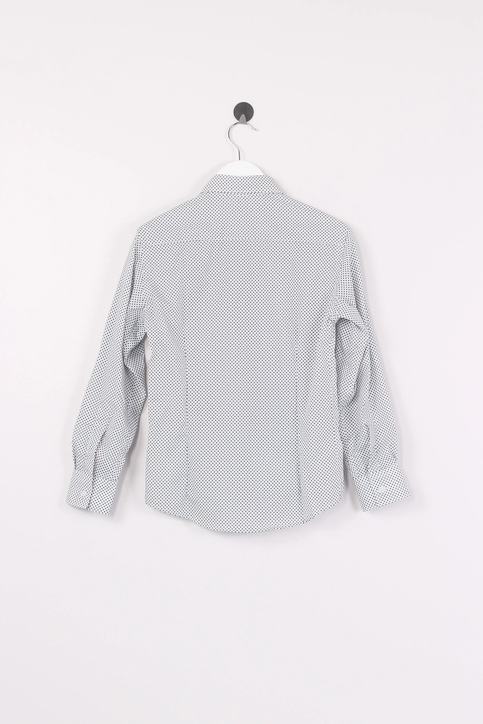 Maggiore Camicia Micro Fanta Bianco/nero - immagine 3