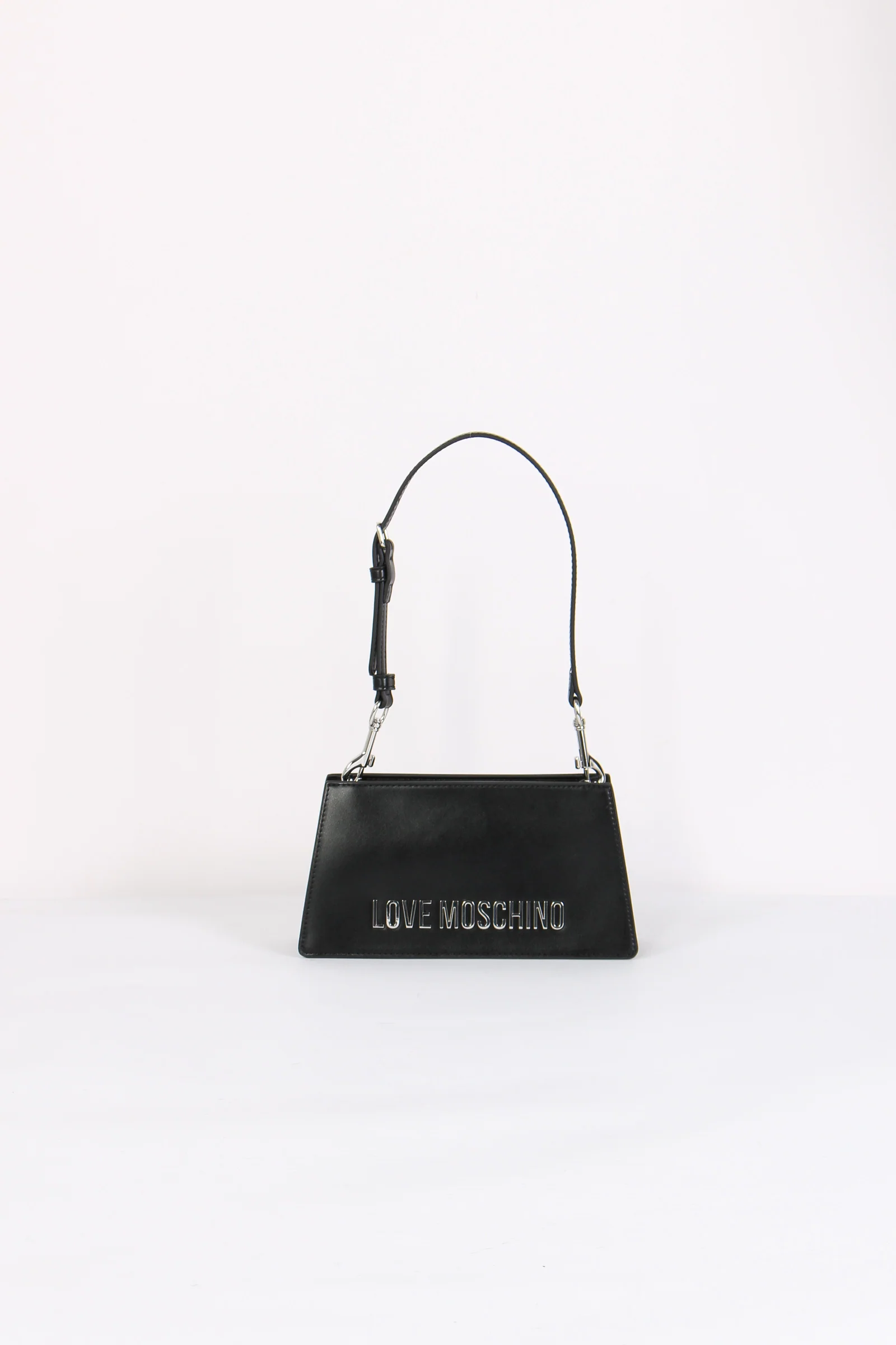 Borsa Rigida Trapezio Nero/nickel