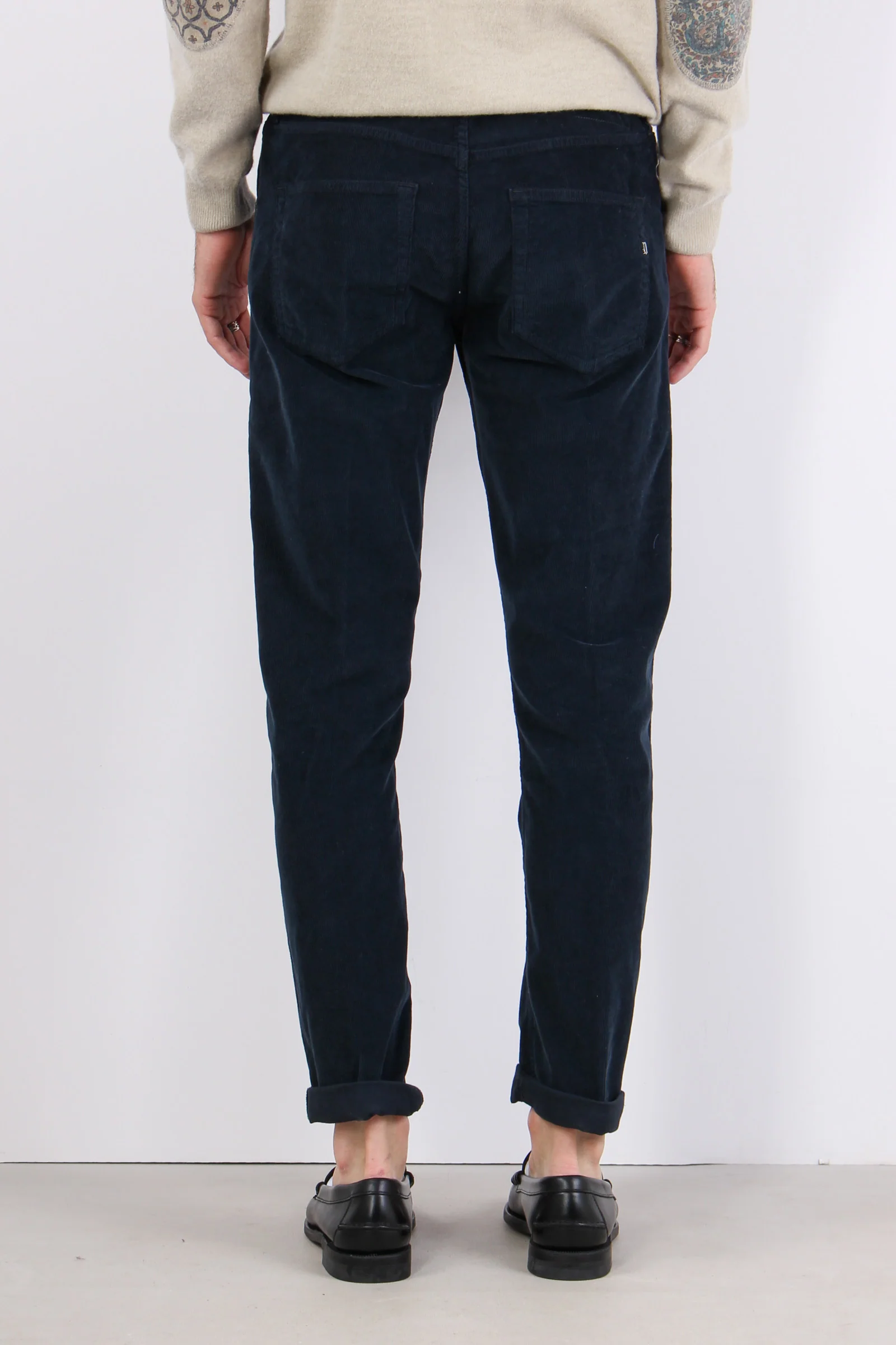 Icon Pantalone Velluto Milleri Notte - immagine 6
