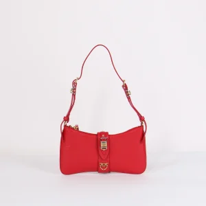 Arthemis Borsa Mini Shiny Rosso/gold
