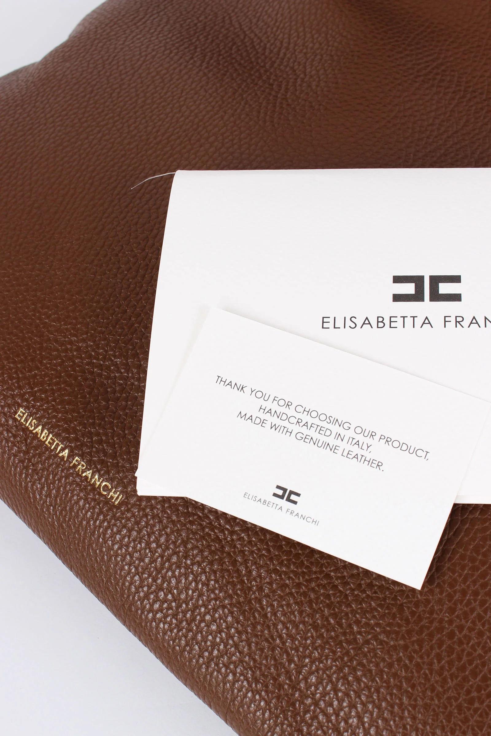 Borsa Pelle Piegata Coffee - immagine 8