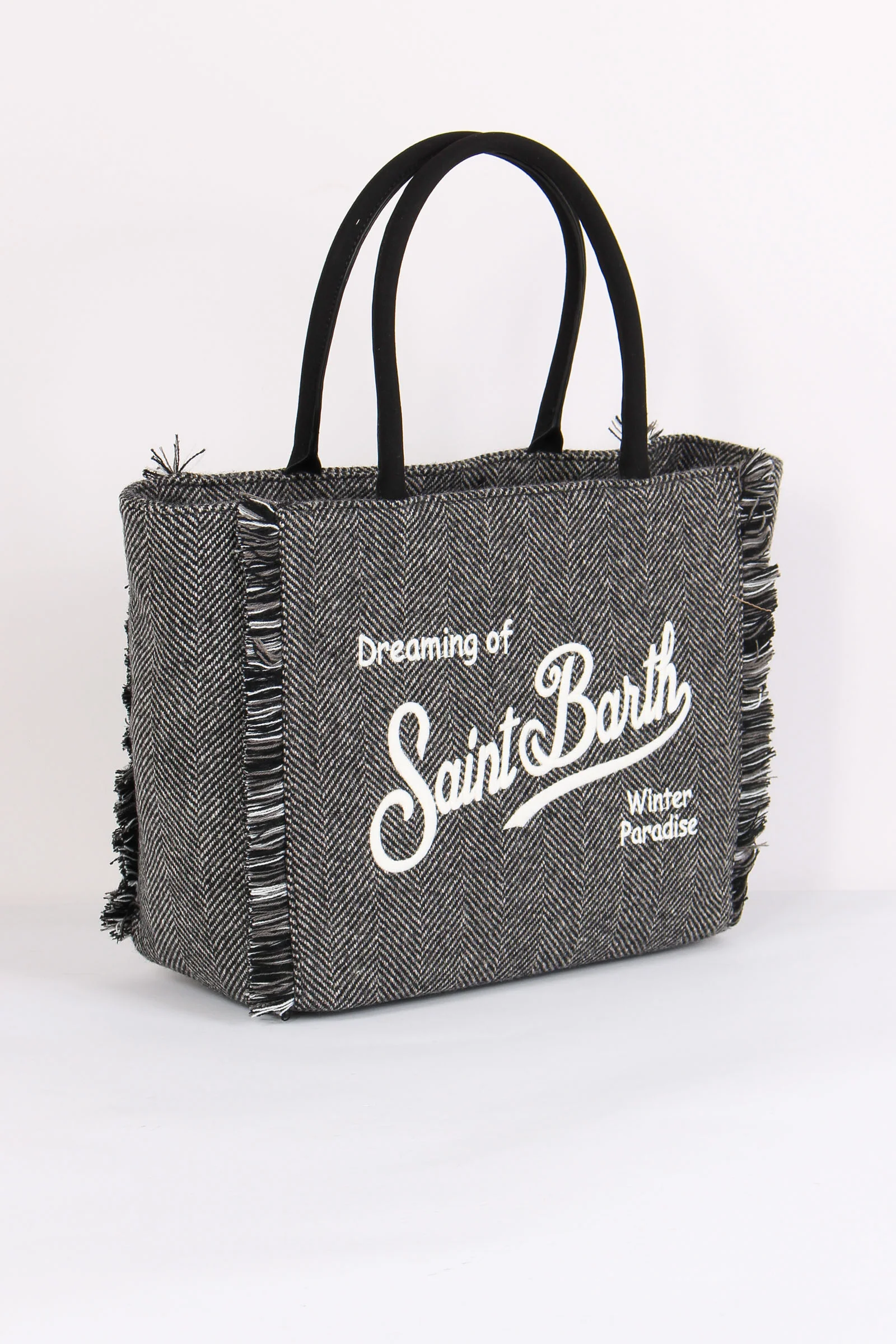 Borsa Tracolla Spinata Nero/bianco - immagine 8