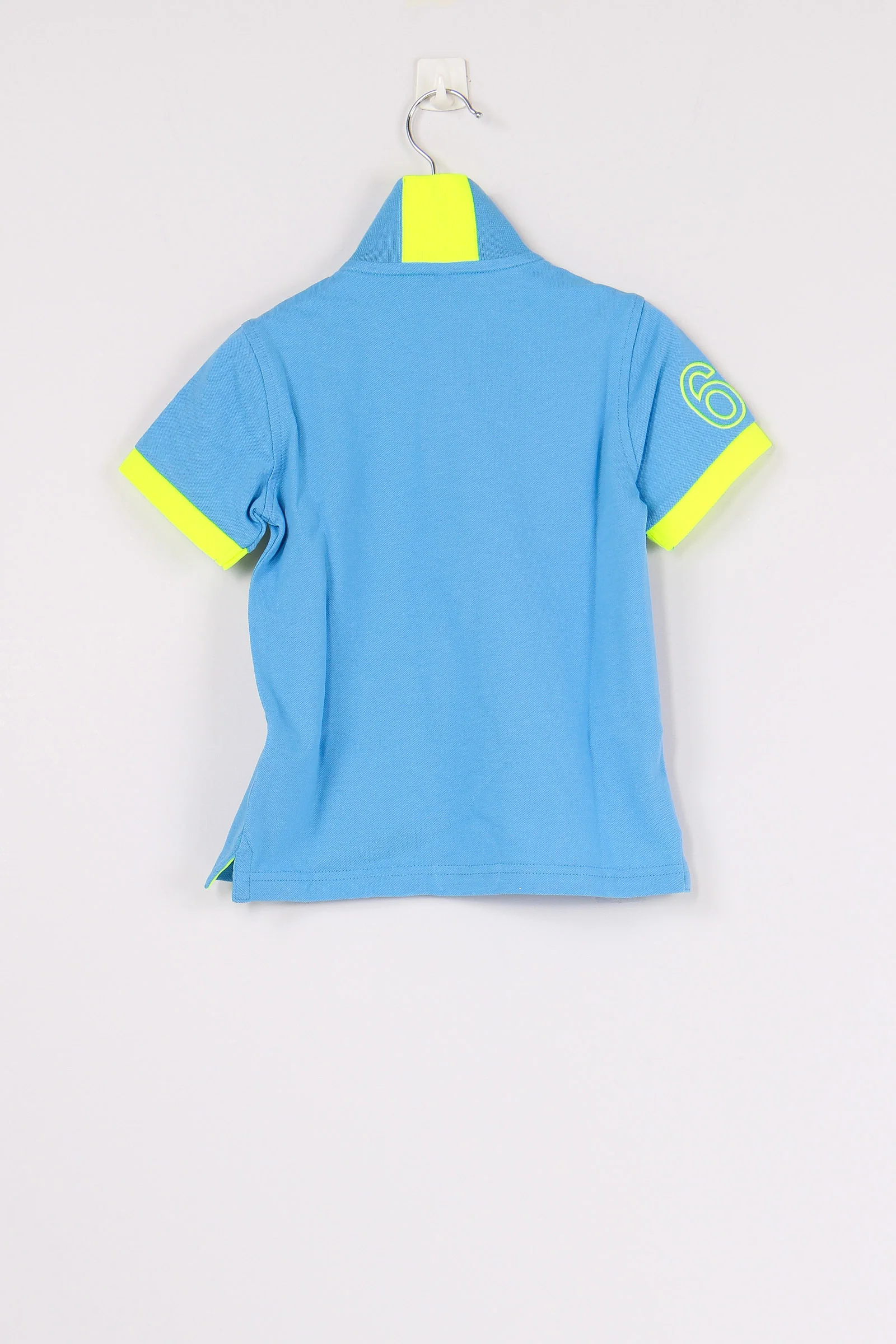 Polo Piquet Profilo Fluo Avio - immagine 4