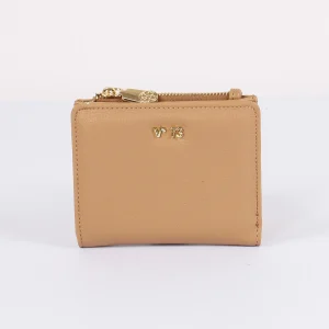 Keira Portafoglio Small Zip Around Beige