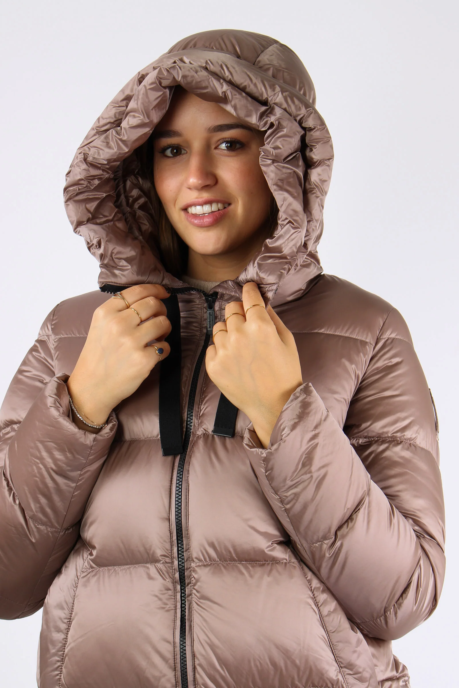 Piumino Nylo Cangiante Taupe - immagine 9