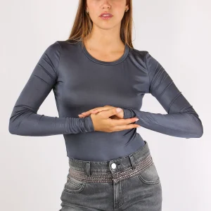 Body Lycra Scavo Dietro Fumo