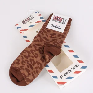 Calzino Lungo Animalier Leopard