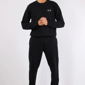 Felpa Girocollo Nero