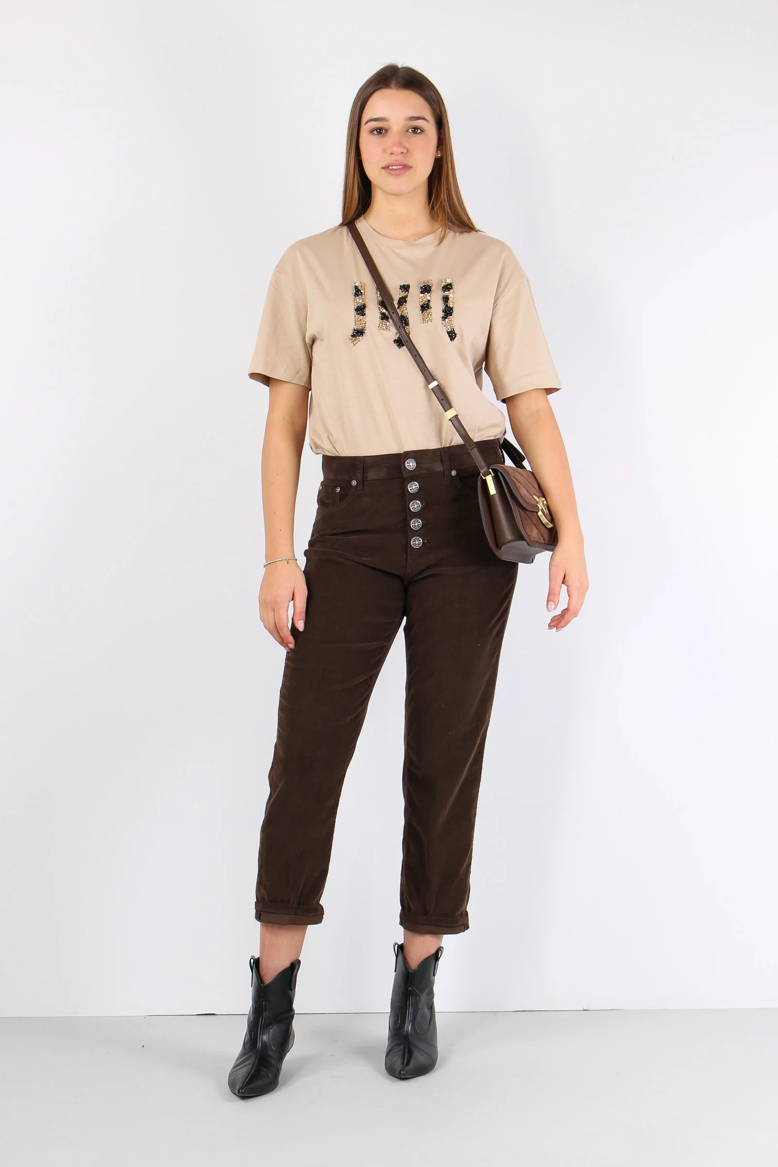 Koons Pantalone Velluto Mille Cioccolato - immagine 6