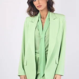 Giacca Sciallata No Bottoni Verde