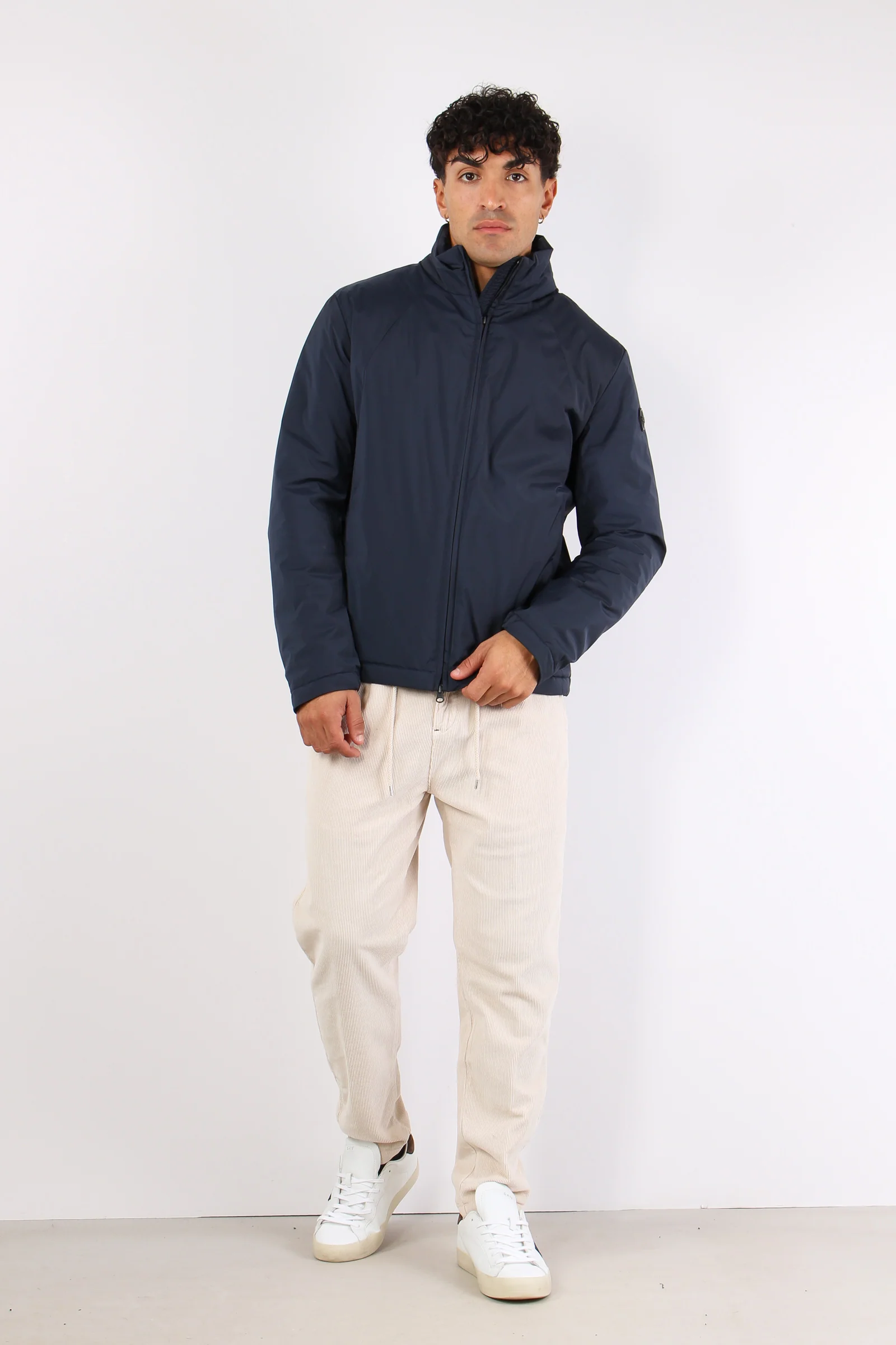 Bomber Ovatta Navy/nero