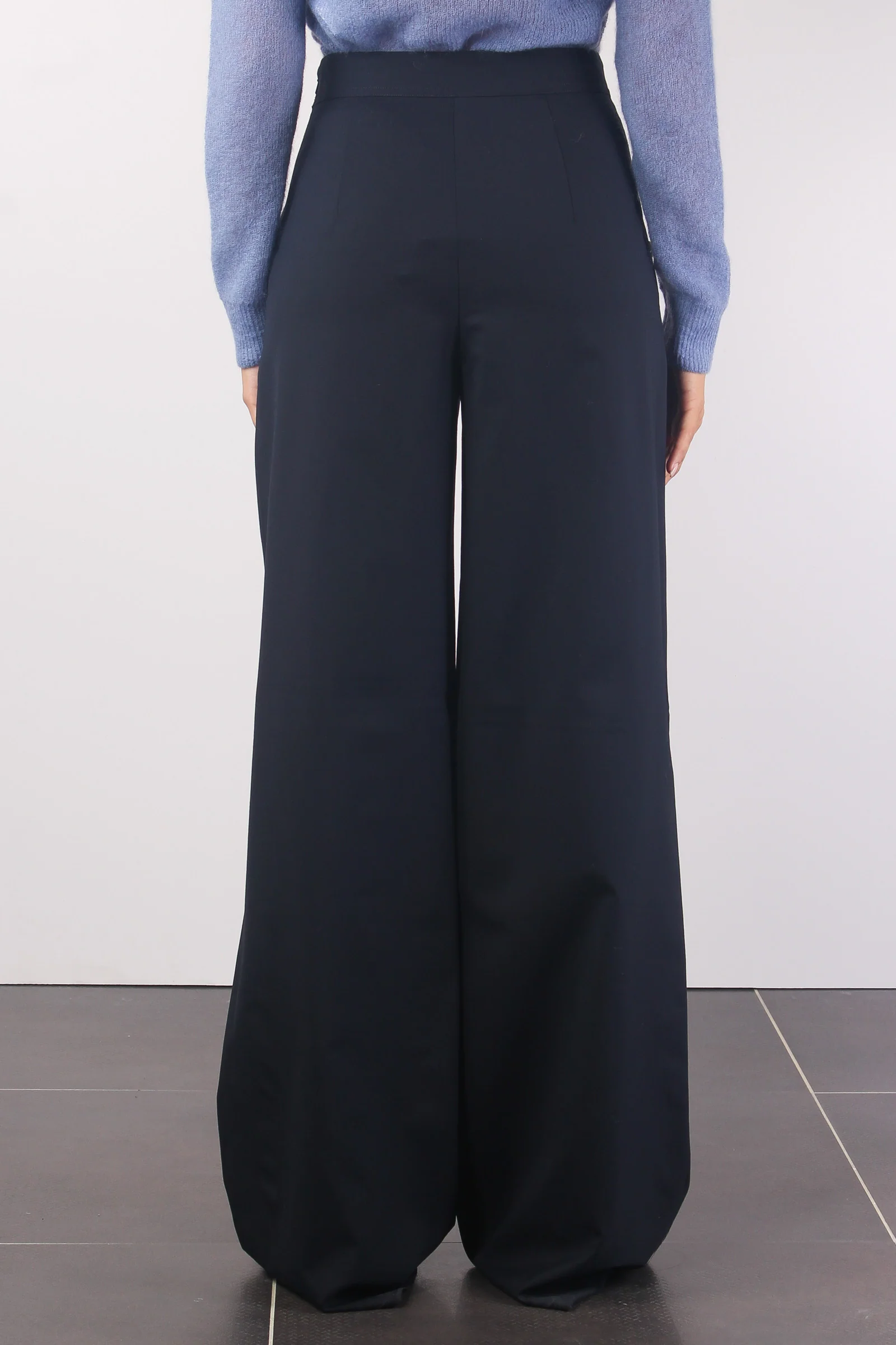 Cammeo Pantalone Palazzo Bot Blu - immagine 5