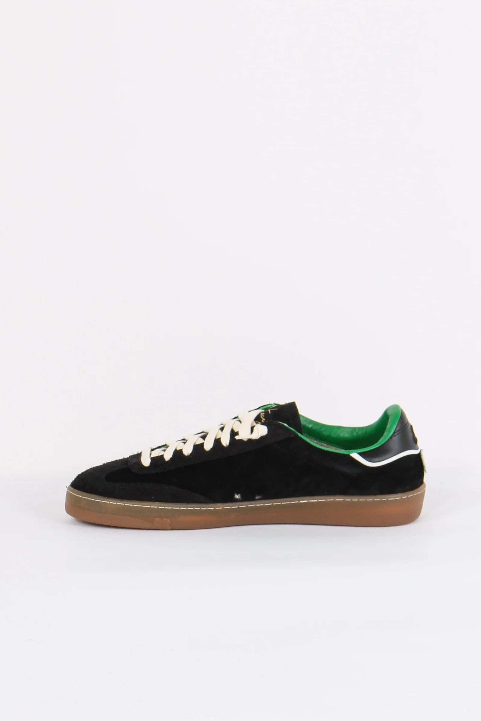 Sneakers Bicolor Camoscio Black/green - immagine 8