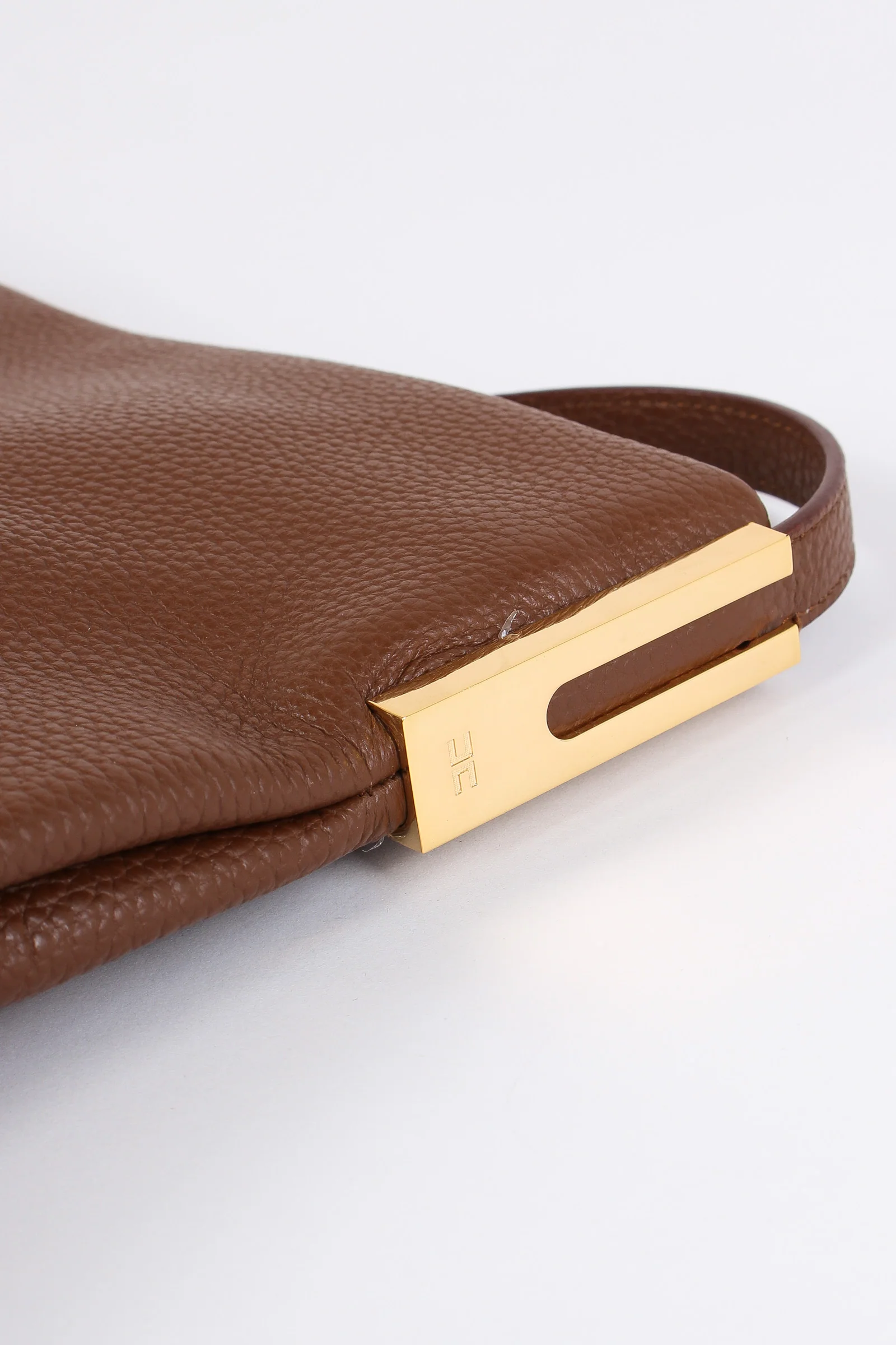 Borsa Pelle Piegata Coffee - immagine 6