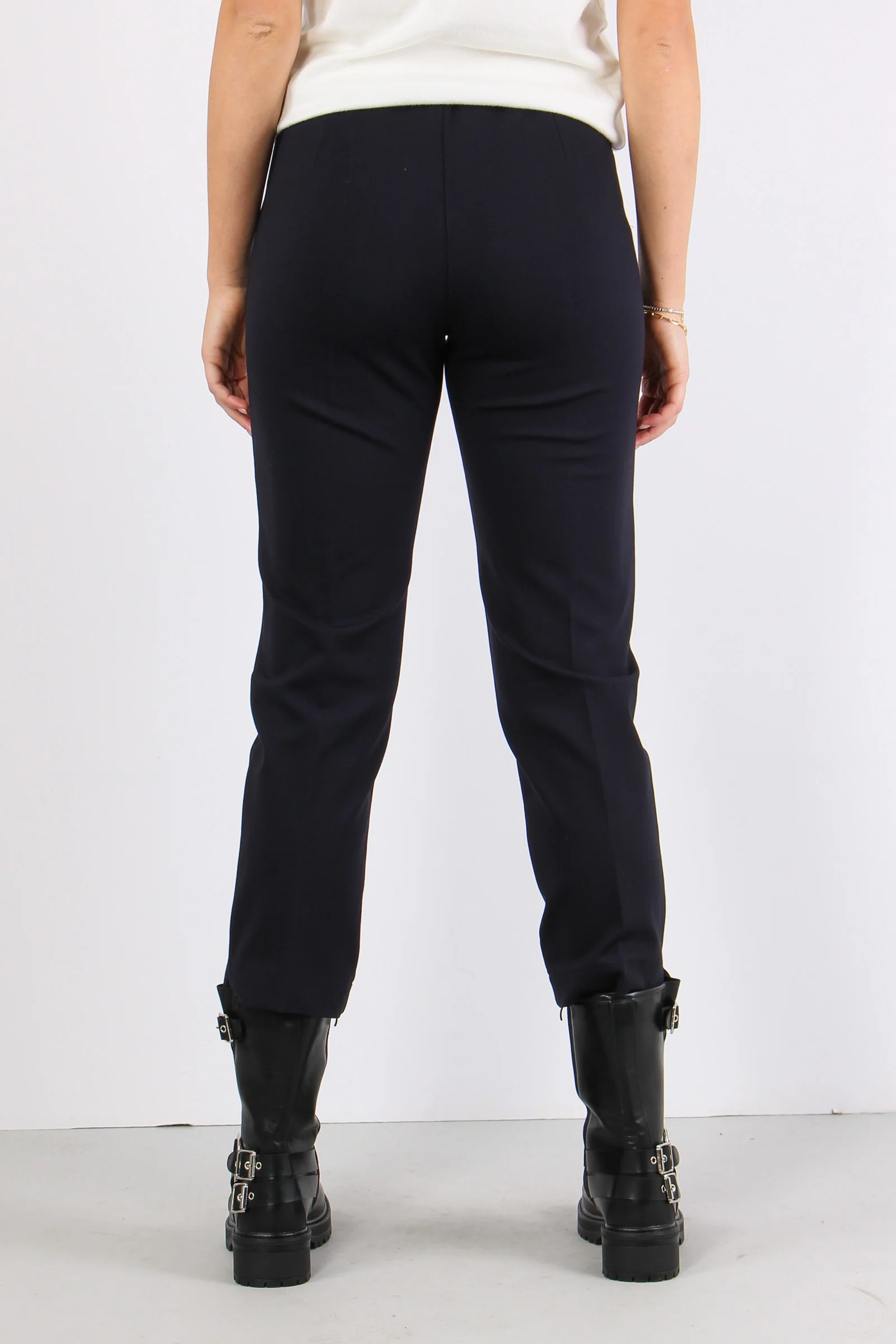 Pantalone Punto Milano Spacche Blu - immagine 5