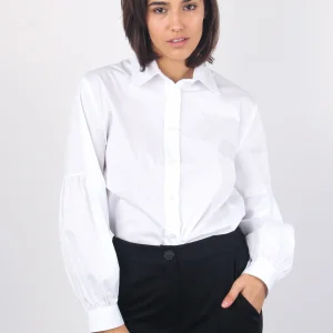 Camicia Manica Baloon Bianco