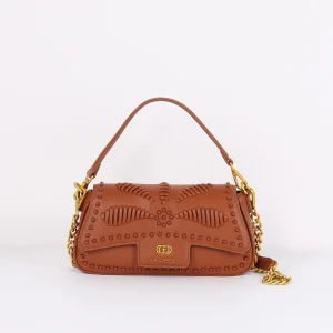 Tracolla Econappa Intreccio Cuoio