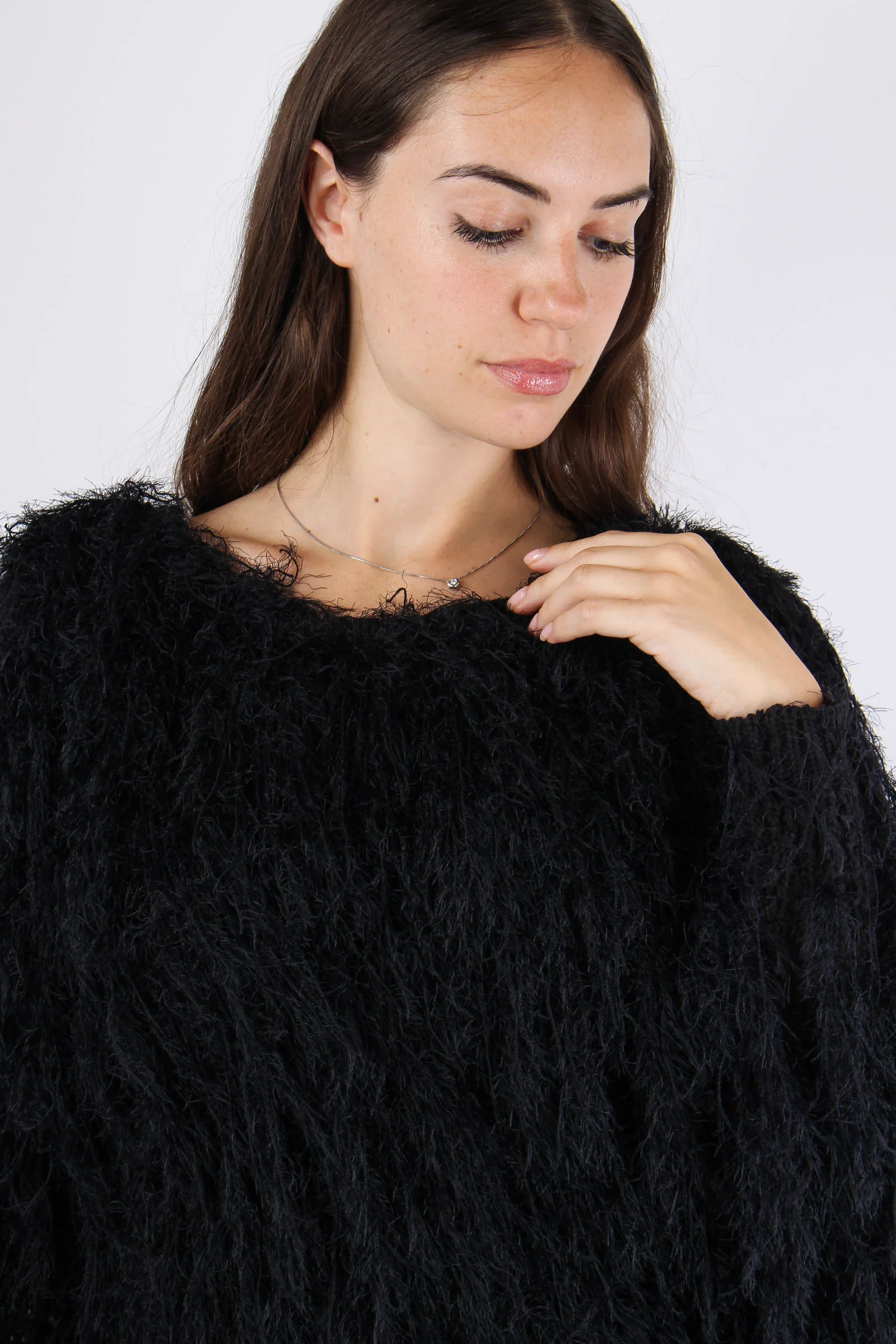 Maglia Piume Nero - immagine 9