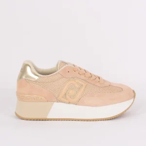 Sneaker Dreamy Suede Mesh Papaya/gold