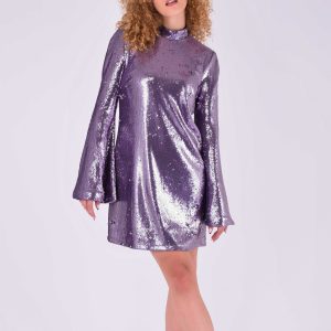 Abito Paillettes Lilac